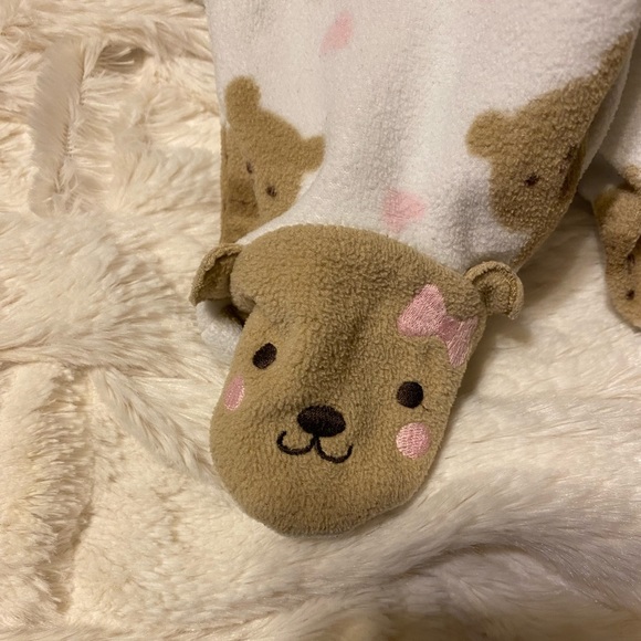 Lot of 3 Carters Footie Pajamas for Baby - Size 3-6M - Picture 6 of 10